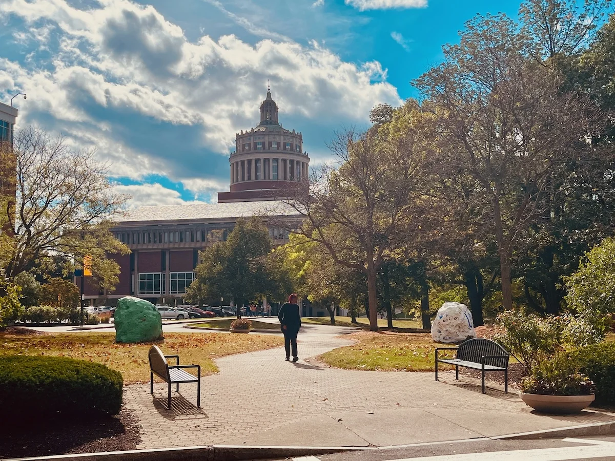 13 Tips To Make the Most Of College Campus Tours With Your High Schooler: The university of Rochester's iconic dome is a focus of its tours.