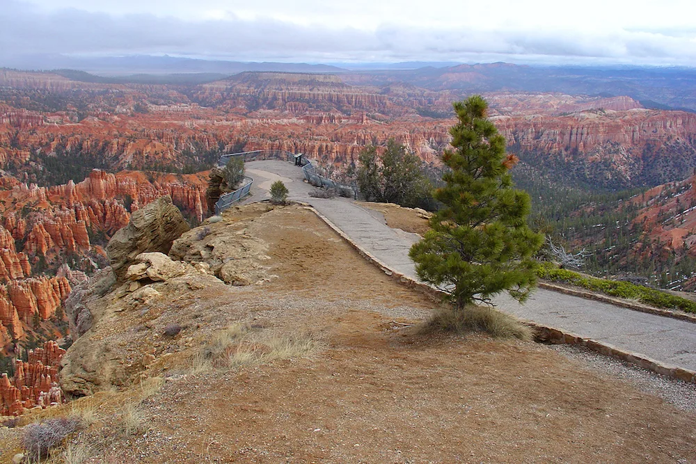 13 Accessible National Parks The Whole Family Can Explore One of the best scenic views in bryce canyon national park has a paved path with wheelchair accessibility.