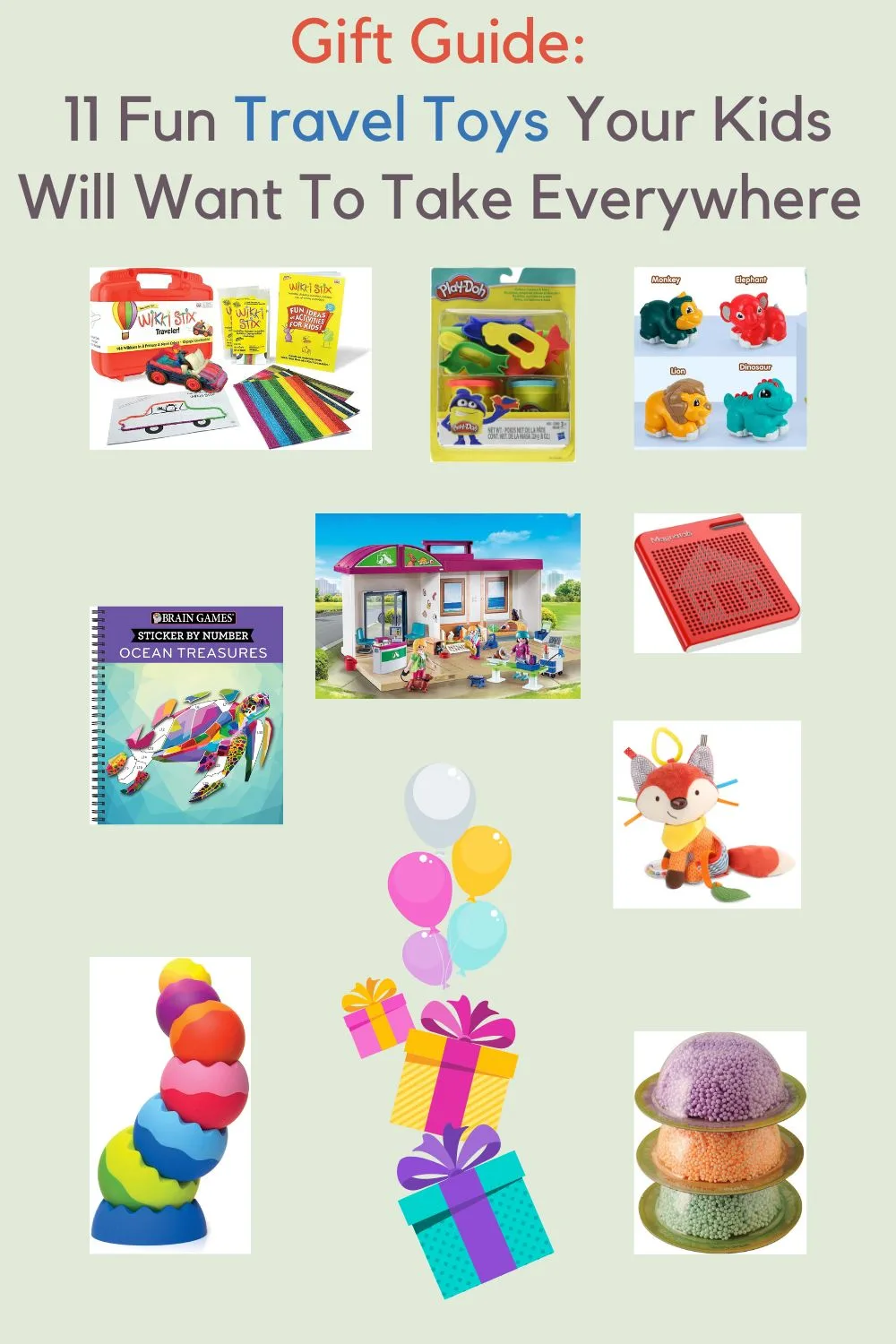 Gift Guide: 11 Top Travel Toys Your Kids Will Take Everywhere 11 of the best travel toys for babies, toddlers, preschoolers and kids. my kid and my readers' kids have loved them and yours will want to take them everywhere they go.