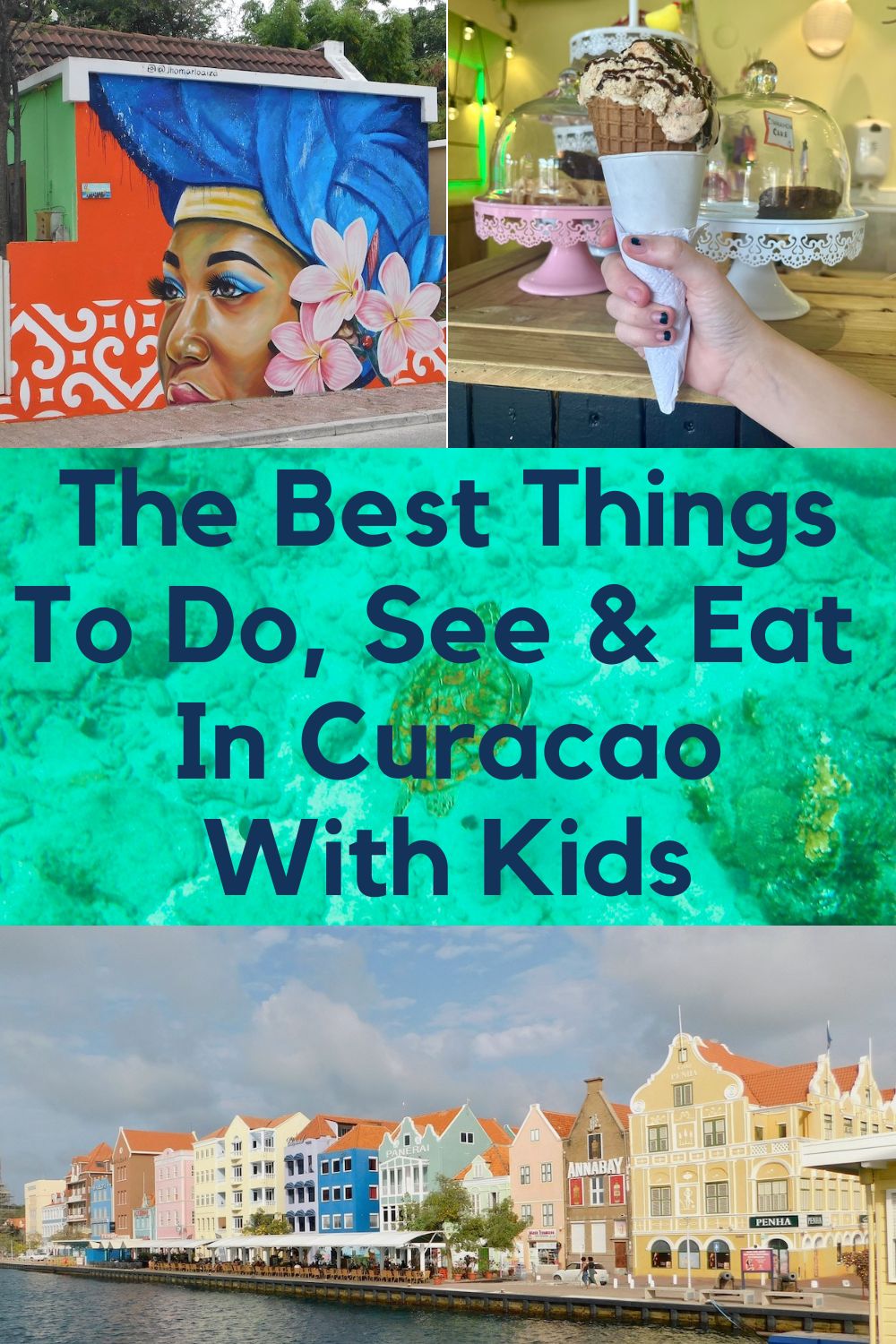Here are 6 of the best things to do in curacao with kids. They include beaches for turtle-spotting, cool caves, colorful streets and street art, and good ice cream.