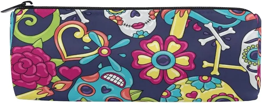 14 Fun School Supplies To Make Kids Want To Start The Term sugar skull pencil case