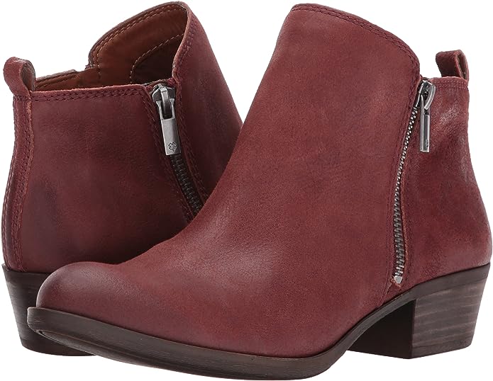 Lucky brand's basel boots come in great colors and keep up with your mom schedule without screaming, "i'm a mom. "
