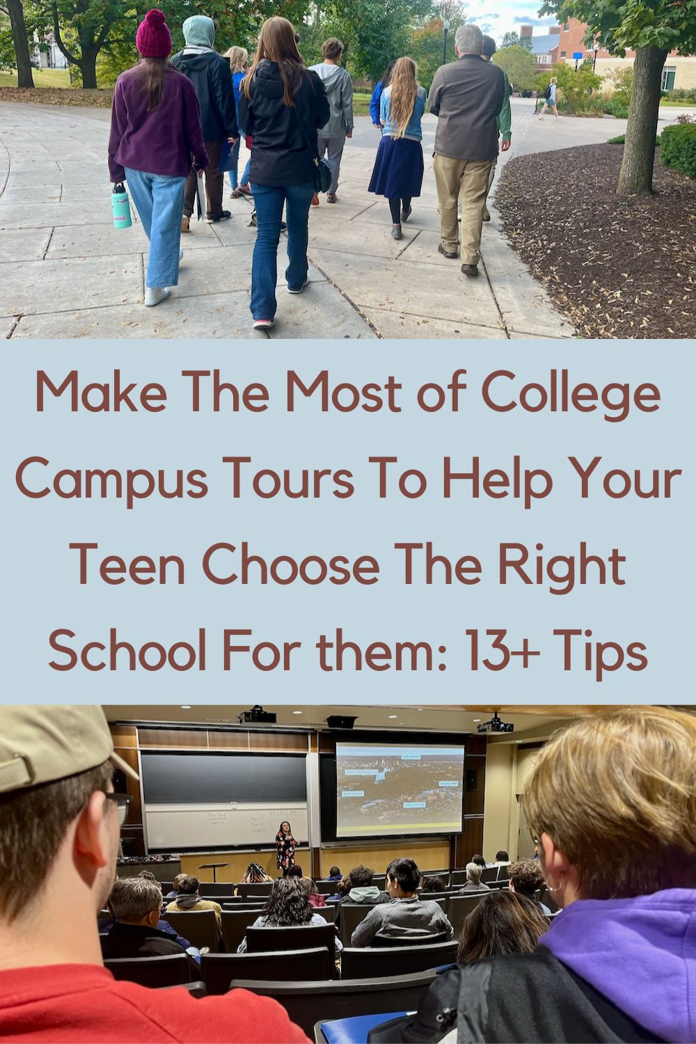 College tour pin