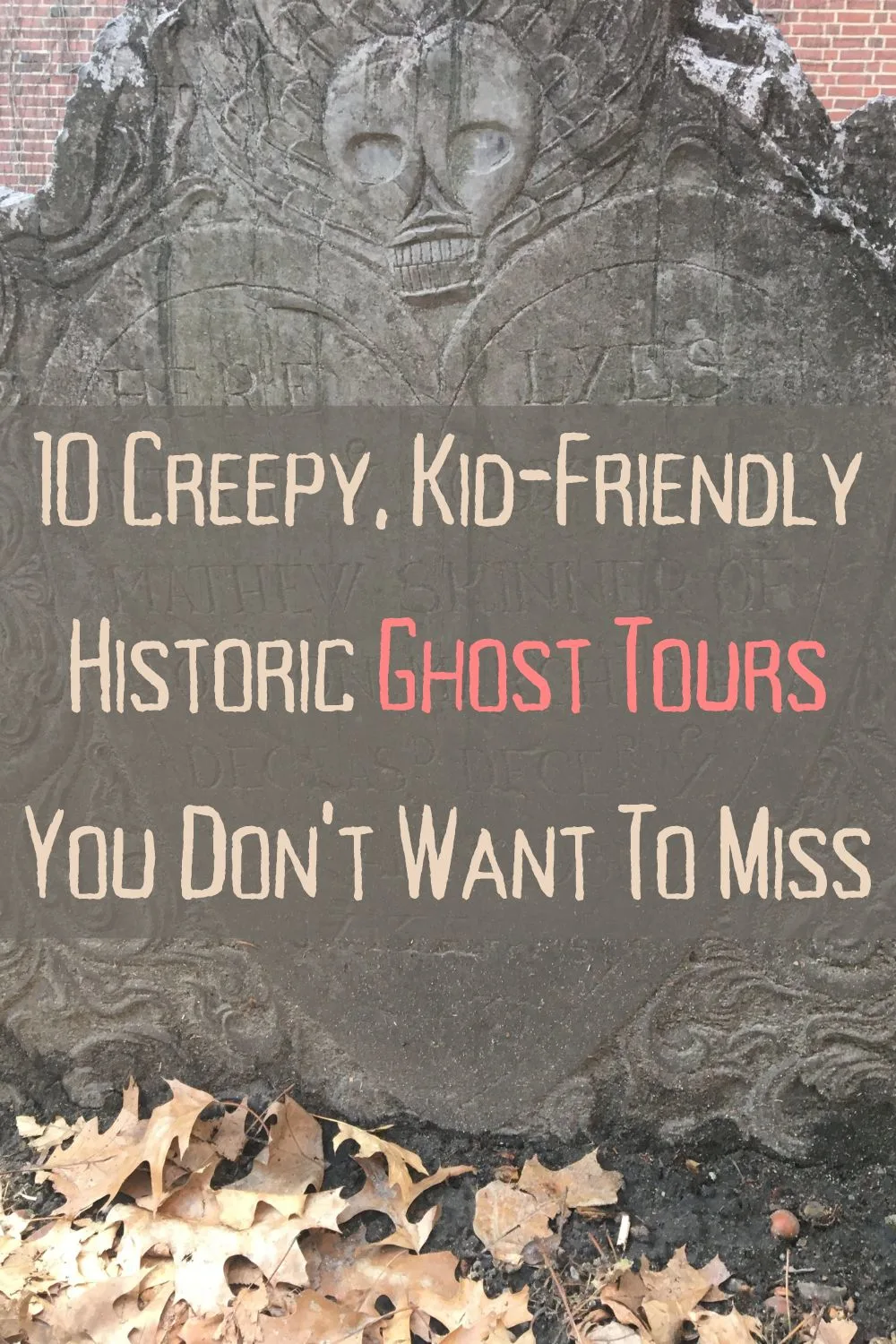 10 Just-Spooky-Enough Family Ghost Tours Near You 10 kid-friendly historic ghost tours in popular 10 u. S. Cities, including new orleans, savannah and boston. #ghost #tours #historic #kid-friendly #neworelans #savannah.