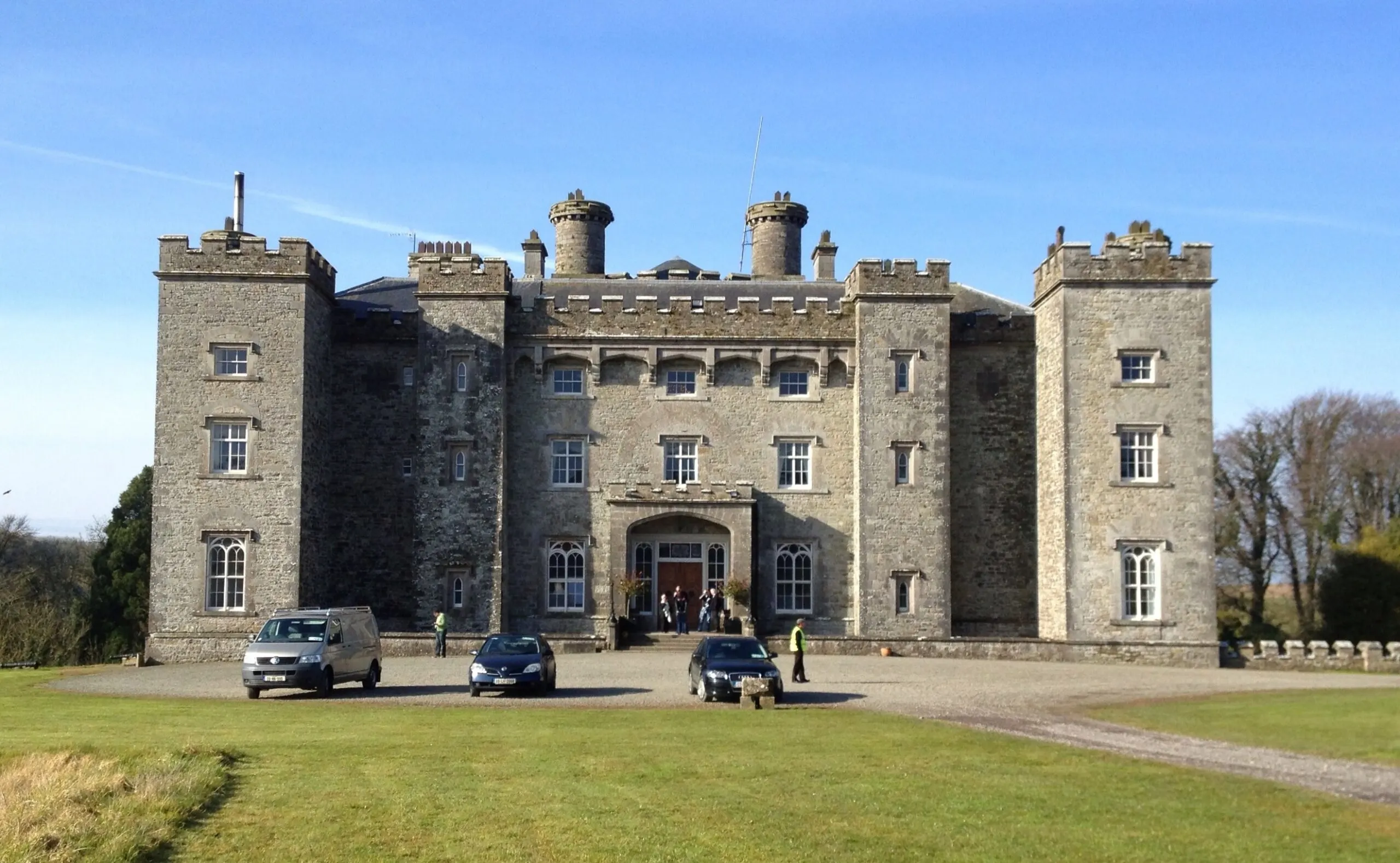 slane castle is a manor-style castle with tours and outdoor concerts.