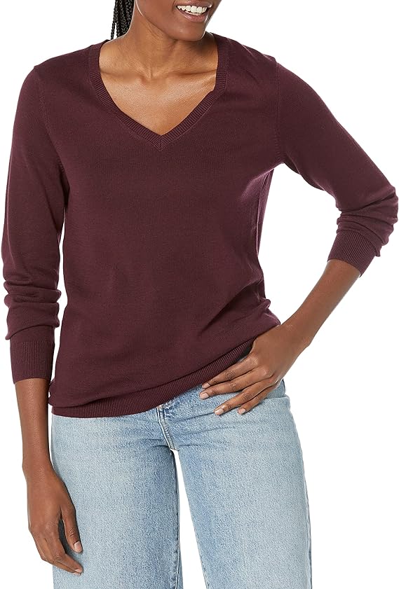 a this v-neck sweater is essentially the winter t-shirt. find one you like and buy it in several colors. 