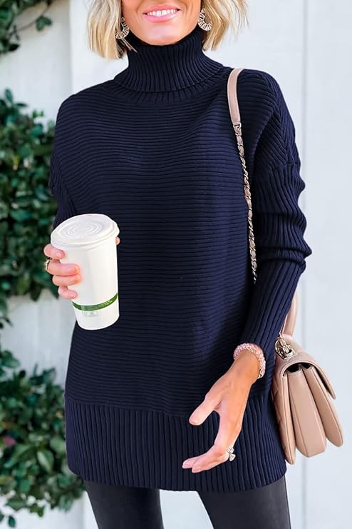 a nice tunic sweater is ideal for winter travel because you can dress it up or down and it keeps you warm either way. 