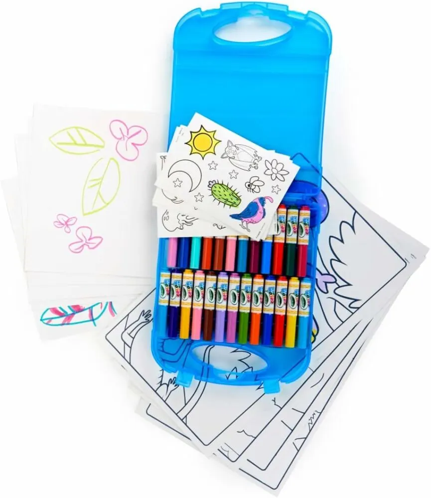 Kit de arte de viaje de verano:  Diy gifts, Travel art kit, Gifts for kids