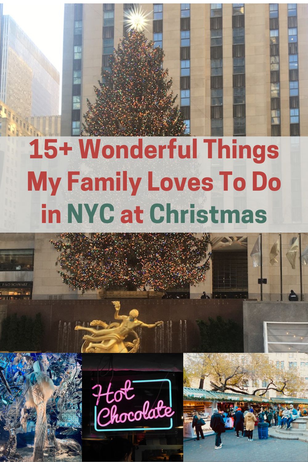 Christmas in nyc is amazingly fun. Here are 15+ holiday attractions that my family never misses. Plus, tips on what to skip during a december visit with kids.