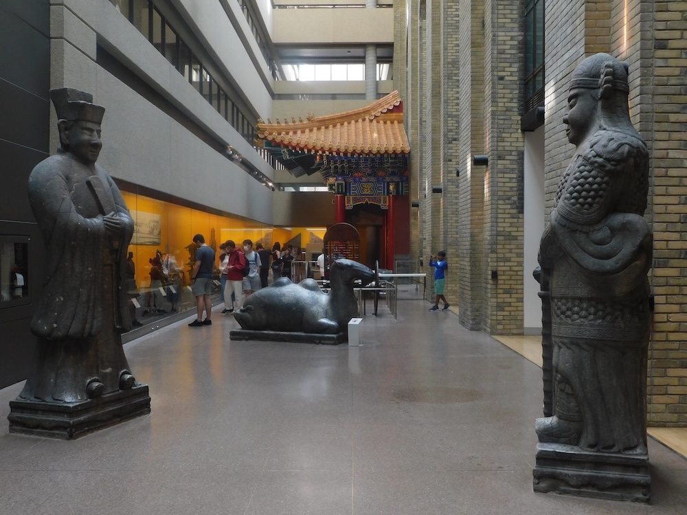 The rom's chinese architecture gallery is one of its most impressive