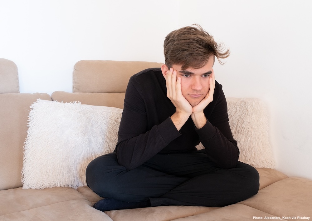 Bored teen