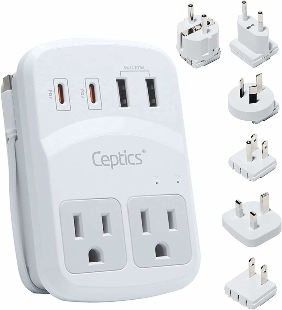 ceptics travel adapter