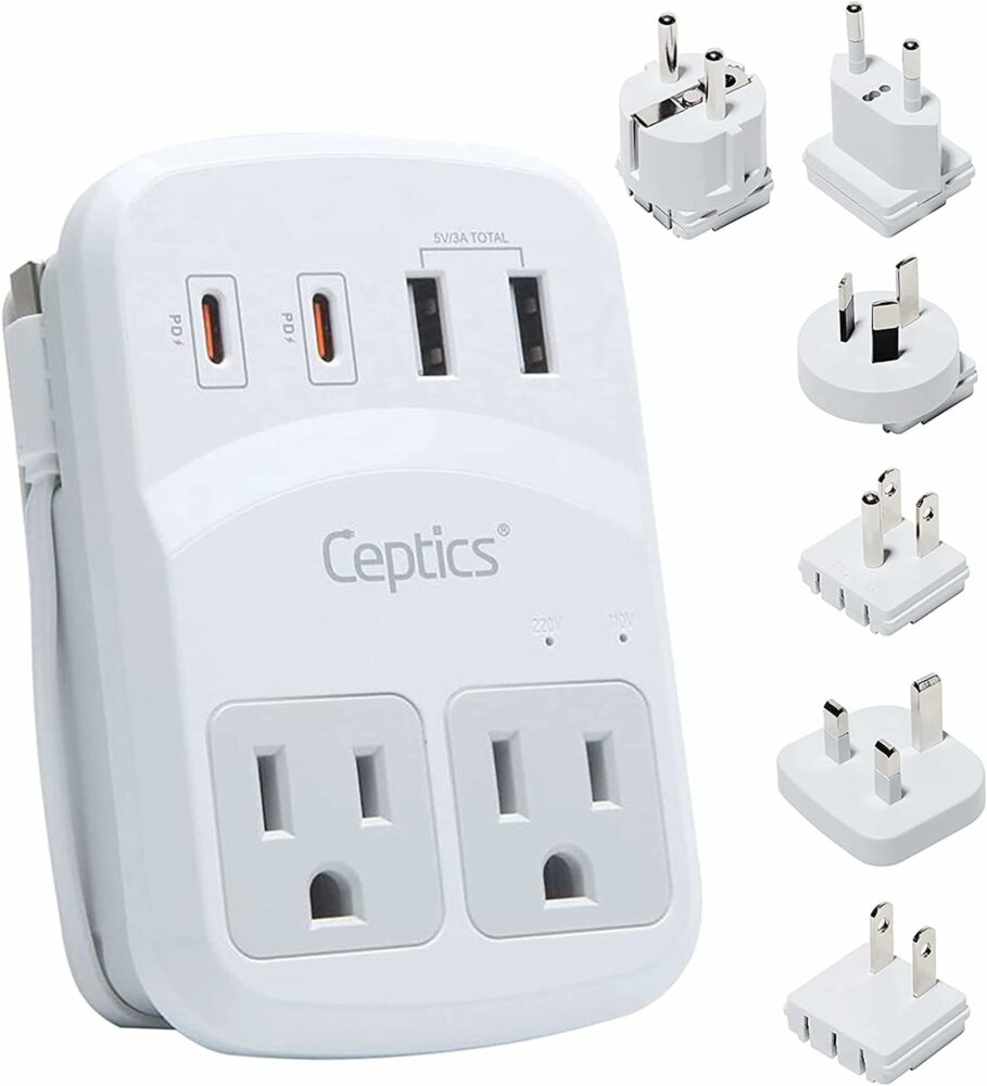 Ceptics travel adapter