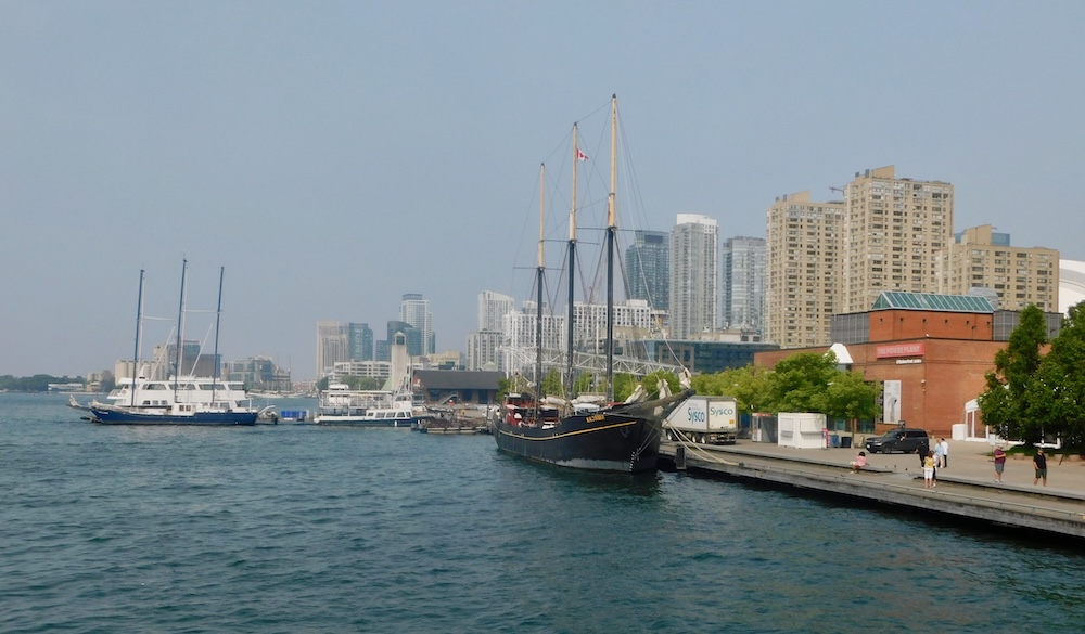 city cruise's one-hour tour of lake ontario from toronto is a laid-back activity for a couples weekend during the summer.