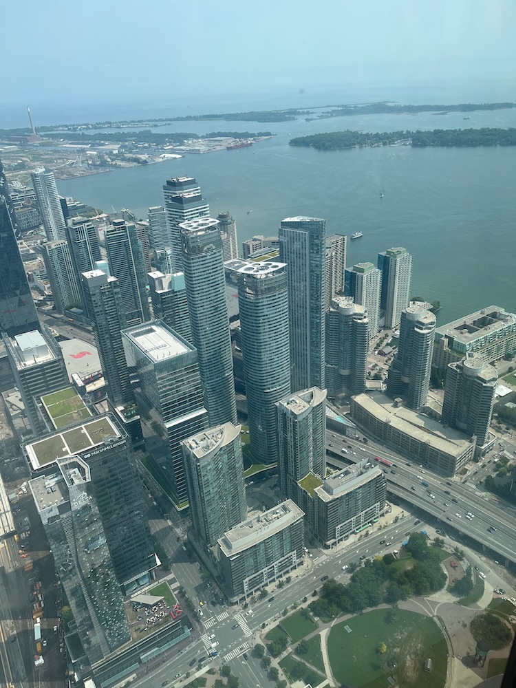 cn tower view