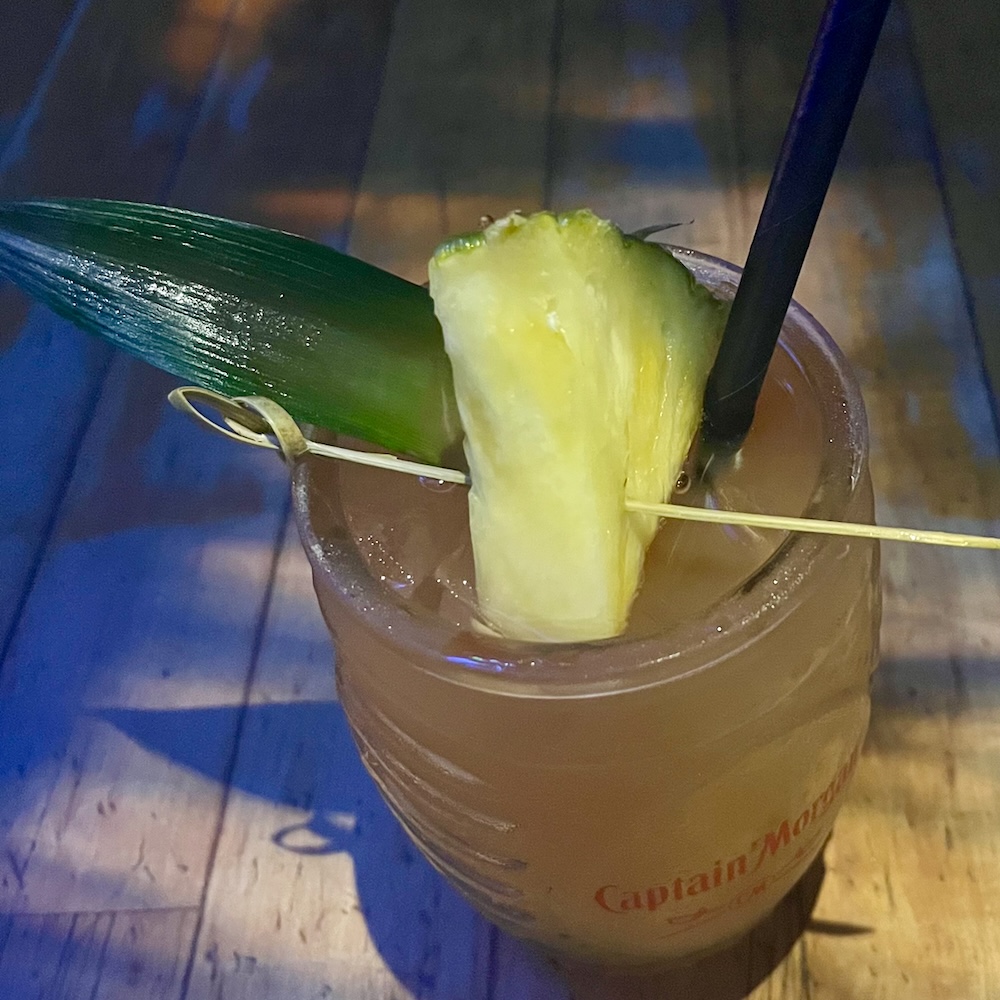 The rum cocktails at selva, like this fruity "pai tai" are tropical and not-too-sweet.