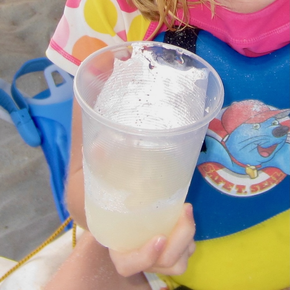 At bahia principe gran coba in tulum, mexico, cold limeade is a refreshing drink for both kids and adults.