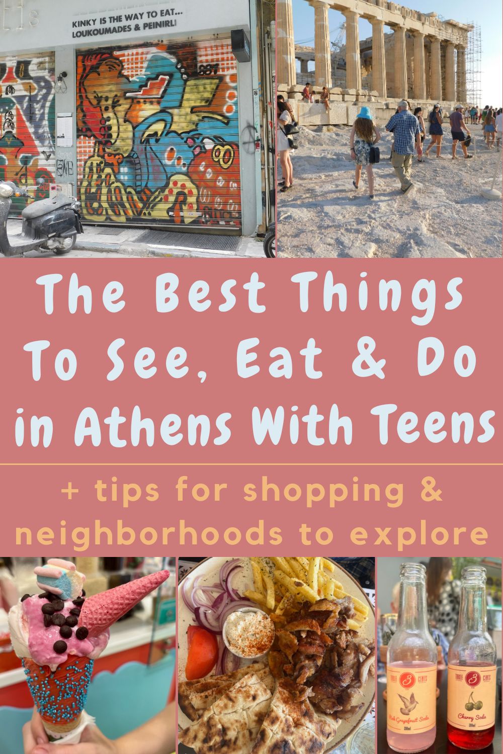 Here are top things to do in athens with teens & kids, including fun neighborhoods, cool shopping & good ice cream to intersperse with the ruins and museums.