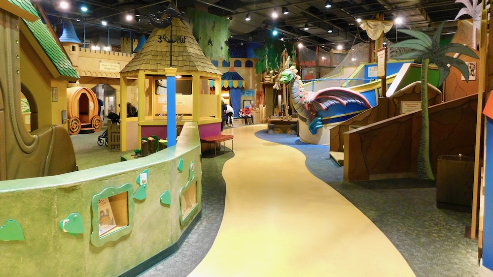 the strong museum inspires imaginary play with its room full of sets that draw from all kinds of children's books. 