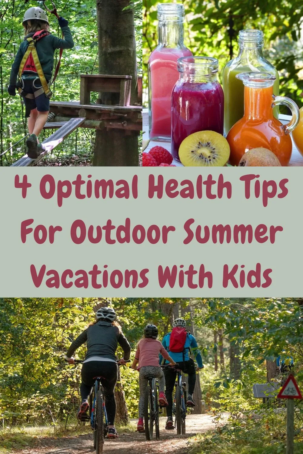 4 tips to protect your kids' health on summer vacations: how to avoid and deal with big bites, allergies, sunburn & more when your family heads outdoors.