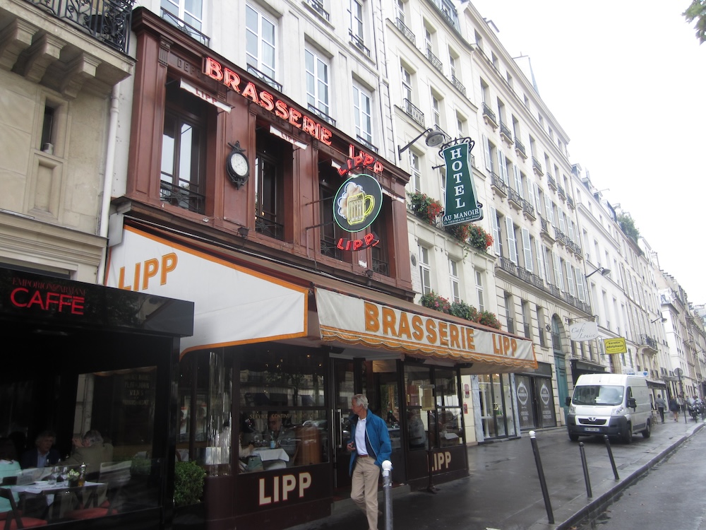 Brasserie lipp serves up classic french bistro food and a bit of paris history.