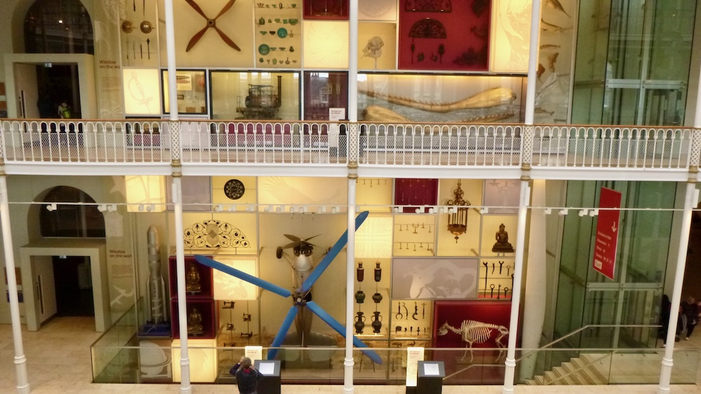 The exteriors of the rooms of the scottish national museum can resemble giant sample cases.